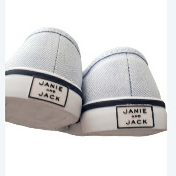 NWOT Janie and Jack oxford slip-on sneakers size 8 🐦 - Picture 2 of 3
